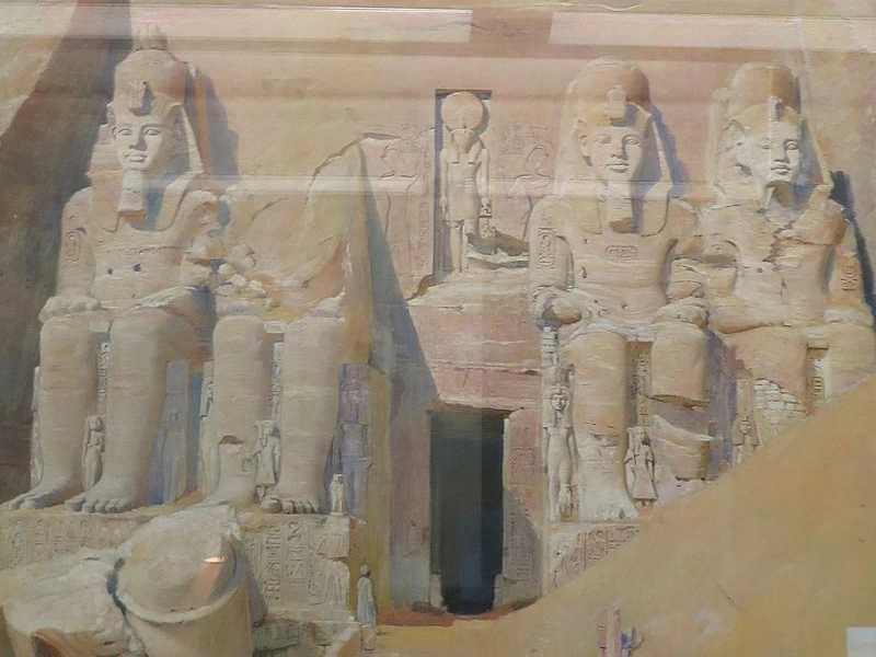 1863 - Joseph Lindon Smith - Abu Simbel - Museo Fogg